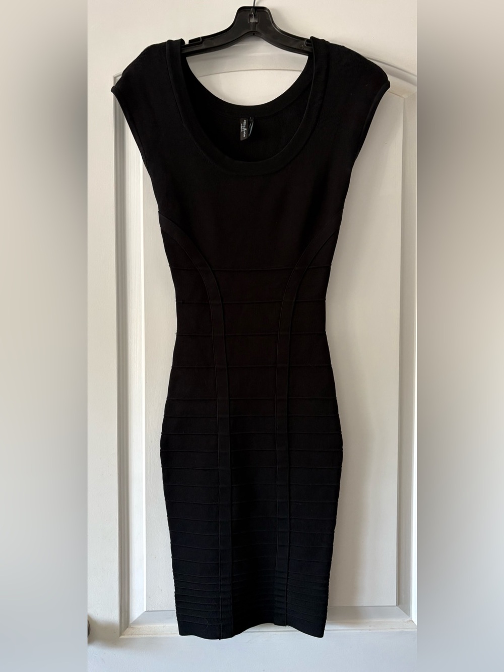 Guess by Marciano Black Bandage Midi Dress